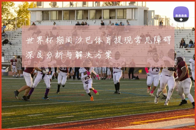 世界杯期间沙巴体育提现常见障碍深度分析与解决方案